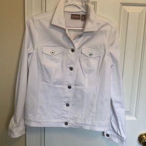 Chico’s white jacket, size 0.